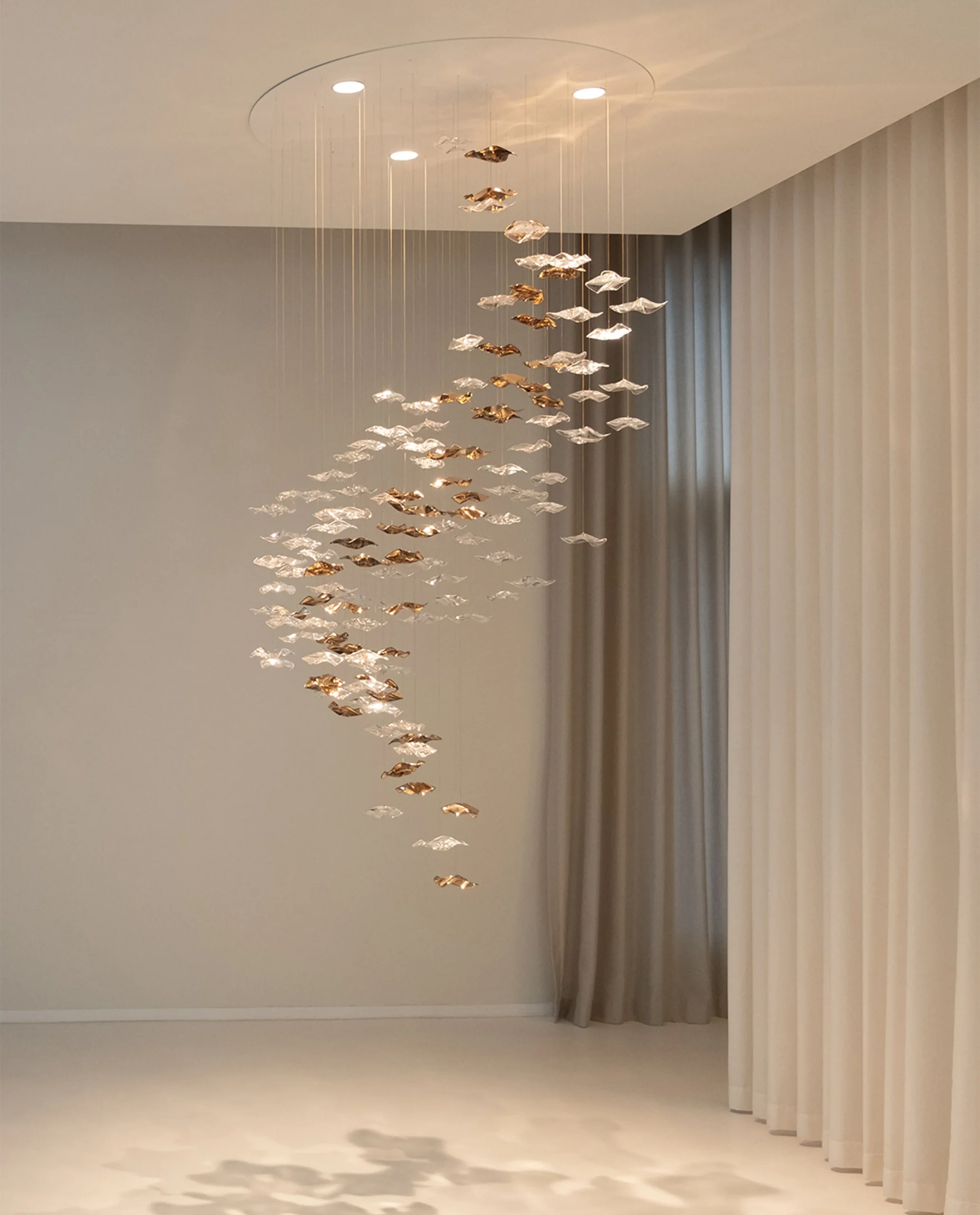Sandhills rolling wave composition in luxury residential